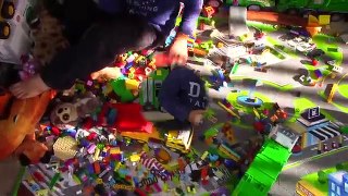 Garbage Truck + Dump Truck Toys for Children: Toy UNBOXING Playing JackJackPlays