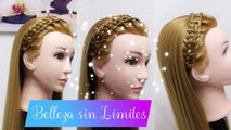 Diadema con Trenza de Cascada - Peinado con Trenzas y Pelo Suelto