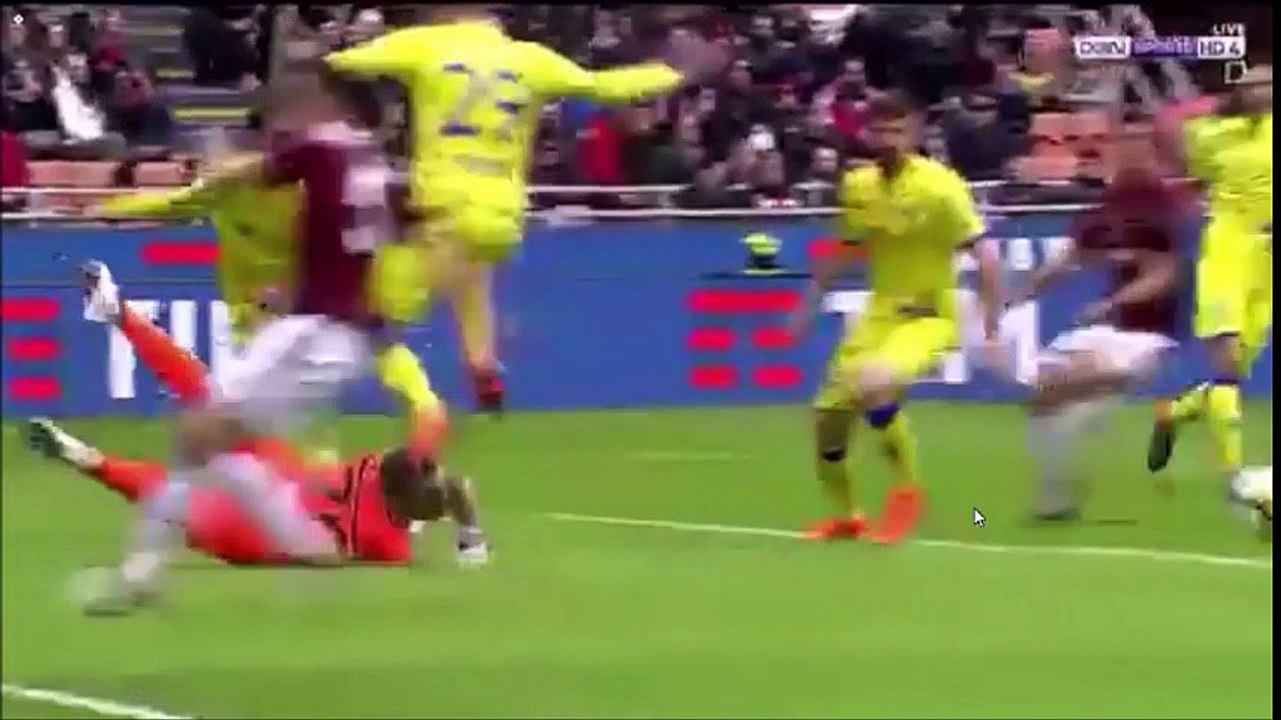 اهداف مباراة ميلان وكييفو فيرونا 3 2 -18-3-2018