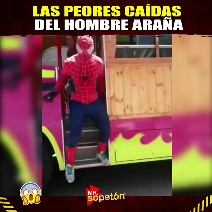 The worst falls of the spiderman