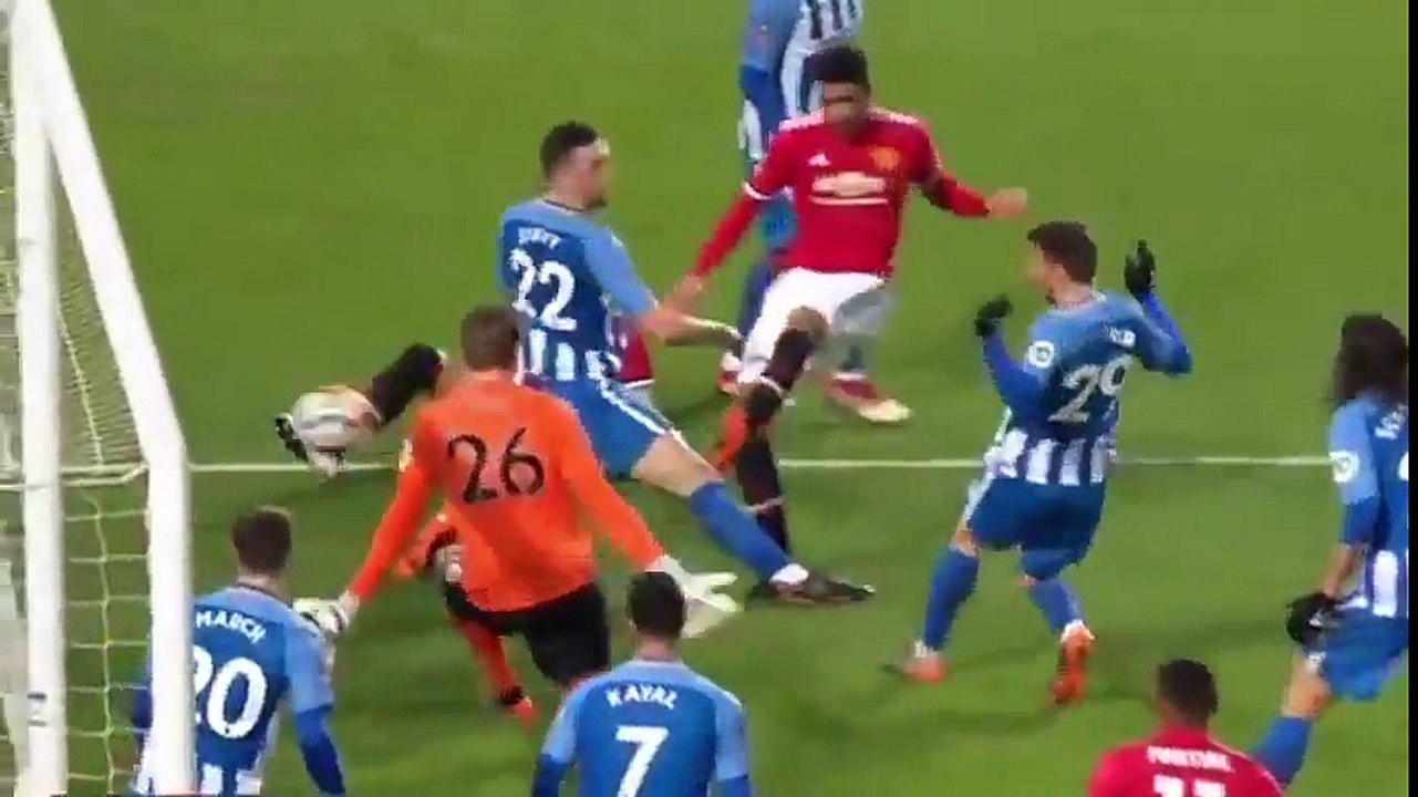 Manchester United vs Brighton 2 - 0   2018