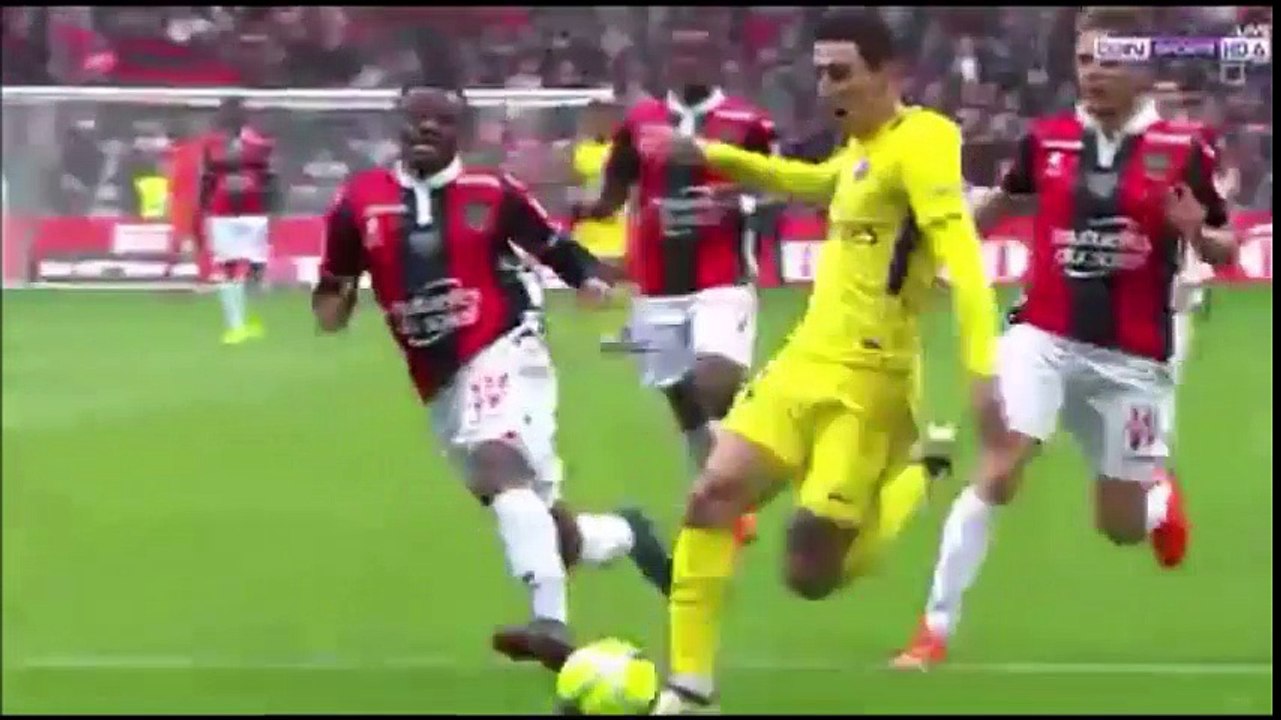 اهداف مباراة باريس سان جيرمان ونيس 2 1 18-3-2018