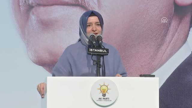 AK Parti Sultanbeyli 6. Olağan Kongresi - Aile ve Sosyal Politikalar Bakanı Kaya (2)