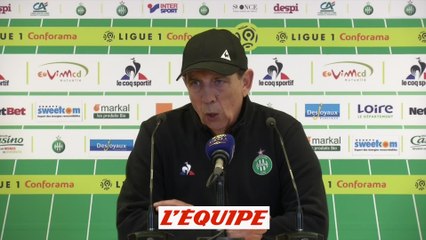 Gasset «On a bien maîtrisé le match» - Foot - L1 - ASSE
