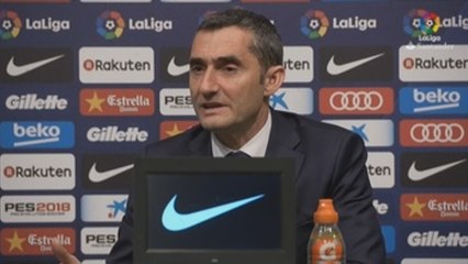 Valverde destaca el juego "brillante" del equipo en la primera parte ante el Athletic