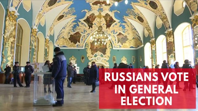 Russians go to the polls to vote in the general election