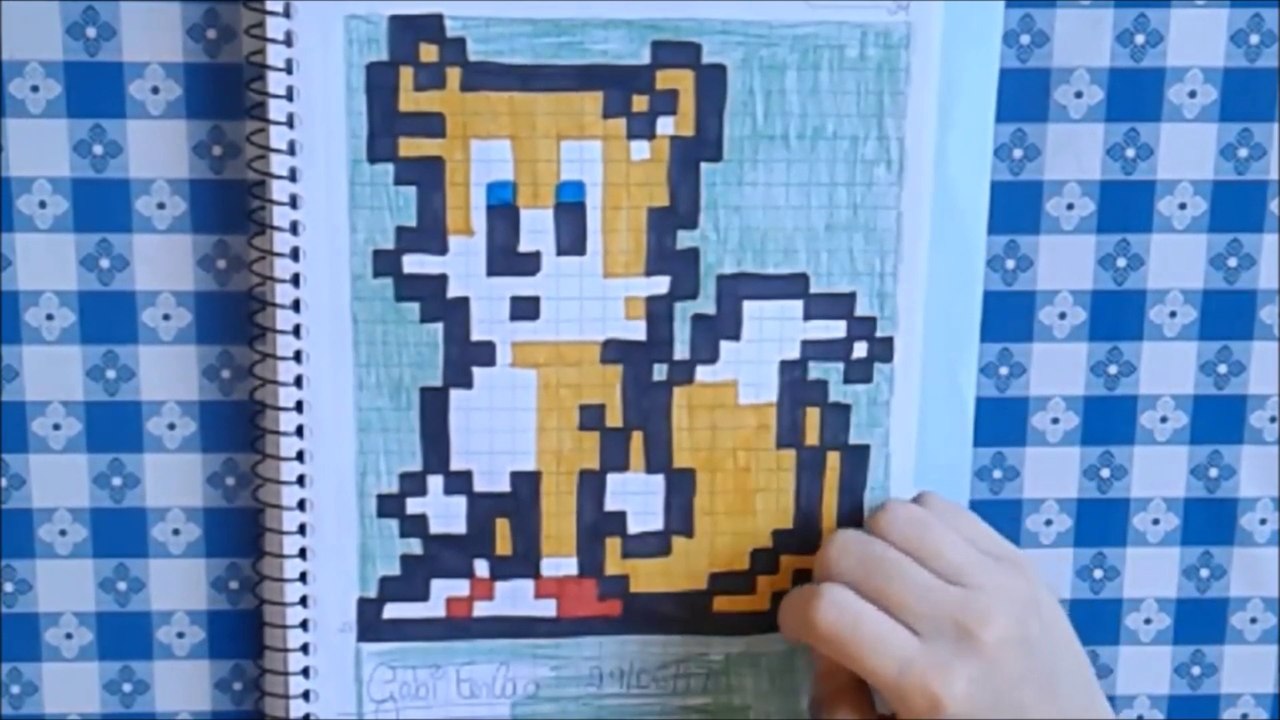 Speed Drawing - Tails - Pixel Art