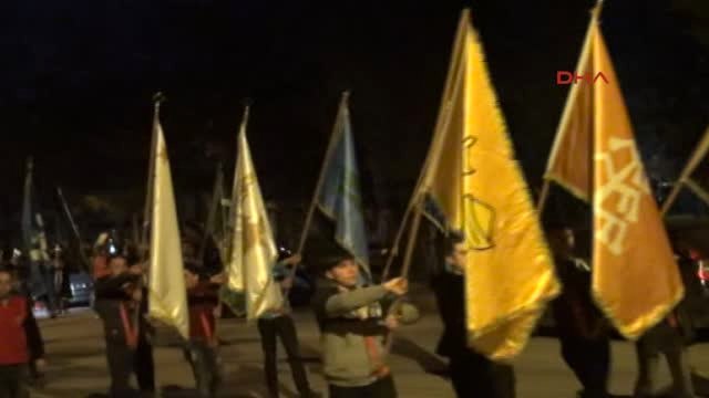 Kırıkkale'de Çanakkale Zaferi Fener Alayı ile Kutlandı