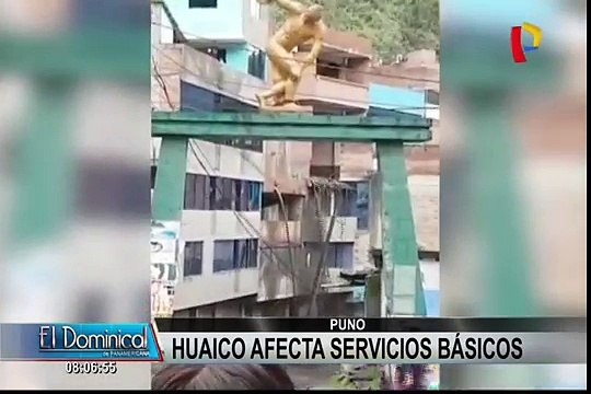 Puno: Huaico dejó 15 familias damnificadas