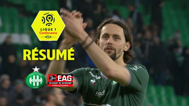 AS Saint-Etienne - EA Guingamp (2-0) - Résumé - (ASSE-EAG) / 2017-18