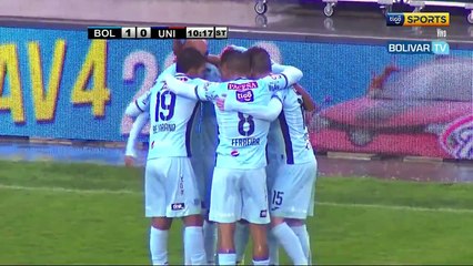 Bolívar 2 : 1  Universitario  -  Fecha 9 Torneo Apertura 2018