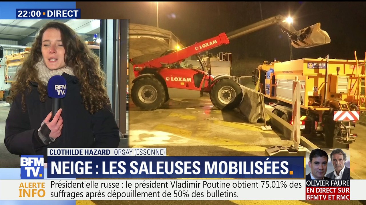 Neige: les saleuses mobilisées