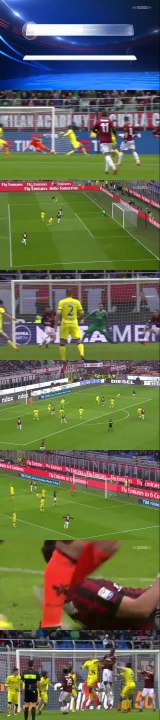 HIGHLIGHTS  AND GOAL AC MILAN 3 - 2  A.C. CHIEVO VERONA