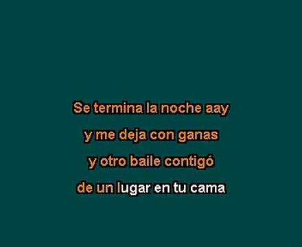 joe vasconcellos las seis karaoke