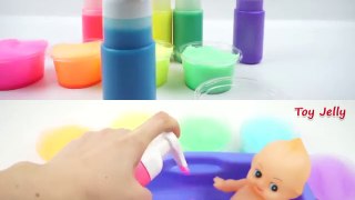 Learn Colors with Baby Doll Colors Bubble Bath Time kids videos for toddlers