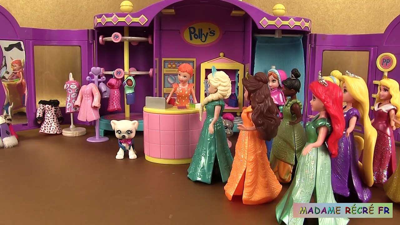 Poupées Princesses Disney Magiclip Vêtements Polly Pocket Séance dessayage