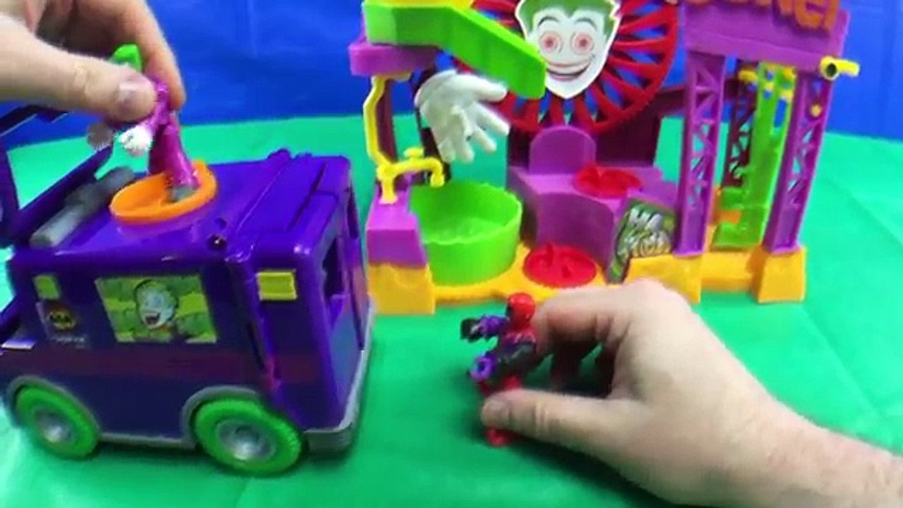 Peppa Pig Kisses Batman Joker Steals Georges Kinder Egg Imaginext Superheroes Toy Story Video
