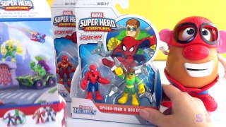 Super Hero Adventures Venom Iron-Spider Electro y Octopus