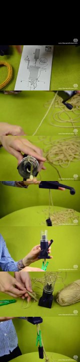 Automatic Spool Knitter, Knitting mill, Tricotin, i-cord machine, Strickmühle