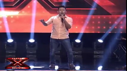 Iván Torrejón se presenta con la canción Me olvidé de tu amor  Audiciones  Factor X Bolivia 2018