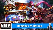 Romance of Heroes เกมมือถือแนวแอคชั่นสามก๊กภาพโคตรสวย !!