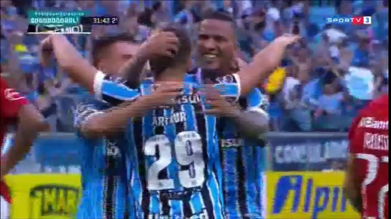 gol do gremio arthur 3x0