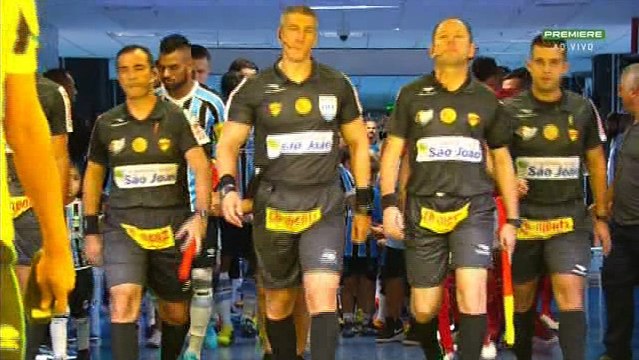 Grêmio 3x0 Internacional 1 tempo completo gauchao 2018