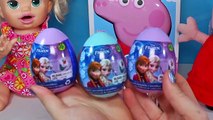 Peppa Pig Maleta Cabeleireiro Baby Alive Batons Princesas Disney Frozen Ovo Surpresa Bonecas Video