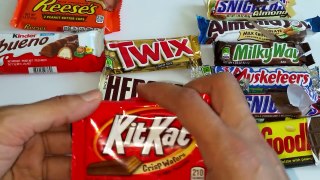 A lot of Candy Bars Countdown