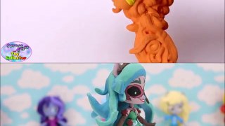 Custom My Little Pony Equestria Girls Minis Dazzle Gaia Everfree Surprise Egg and Toy Collector SETC