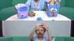 Caixas Ovos Surpresas da Peppa Pig Galinha Pintadinha Frozen Massinha Play Doh Kids Surprise Eggs