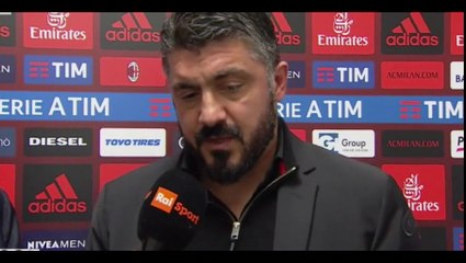 GATTUSO post MILAN-CHIEVO 3-2"Silva?resterà con noi,con KAlinic nessun problema"