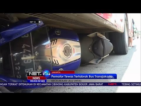 Nekat Menerobos Lampu Merah, Pengendara ini Tewas Tertabrak Busway NET24