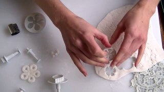 Fondant patterning and texture on your cake How To Cake Tutorial