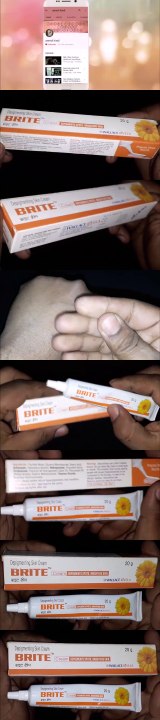 Brite Cream Review Hindi | Skin Whitening & Lightening Cream