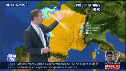De la neige ce matin, de la pluie cet après-midi