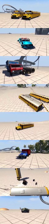 Cartoon pirates buses, police cars, автобусы пираты напали на машинки, BeamNG Drive