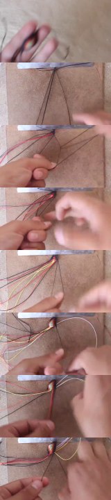 pulsera macrame ojo de dios