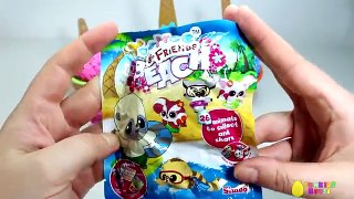 Play Foam Ice Cream Surprise Toys Egg Opening Learn Colors for Kids