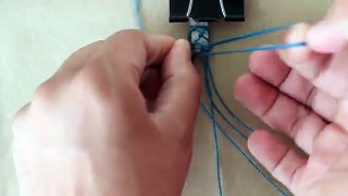 tutorial collar macrame con punta de cuarzo | necklace macrame quarz