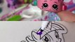 My Little Pony DIY Pop Out Art - DohVinci Play Doh Craft - Shopkins MLP Blind Bag Toy Surprises
