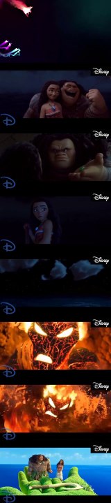 Disney Moana Movie - Exclusive Movie Clips 1 - 5 - Moana & Maui FIGHT With Teka - Te Fiti Returns