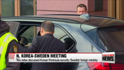Swedish, N. Korean FMs wrap up rare talks