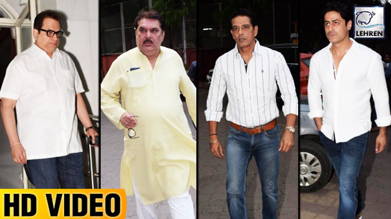 Bollywood Celebs Attend The Prayer Meet Of Actor Narendra Jha