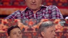 У вас с Кравец было - Владимир Зеленский смотрит Квартал с родителями - Новый Вечерний Квартал 2018
