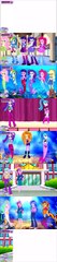 Video herunterladen: MY LITTLE PONY Equestria Girls Transforms Into Mermaids Mane 6 Surprise Egg and Toy Collector SETC