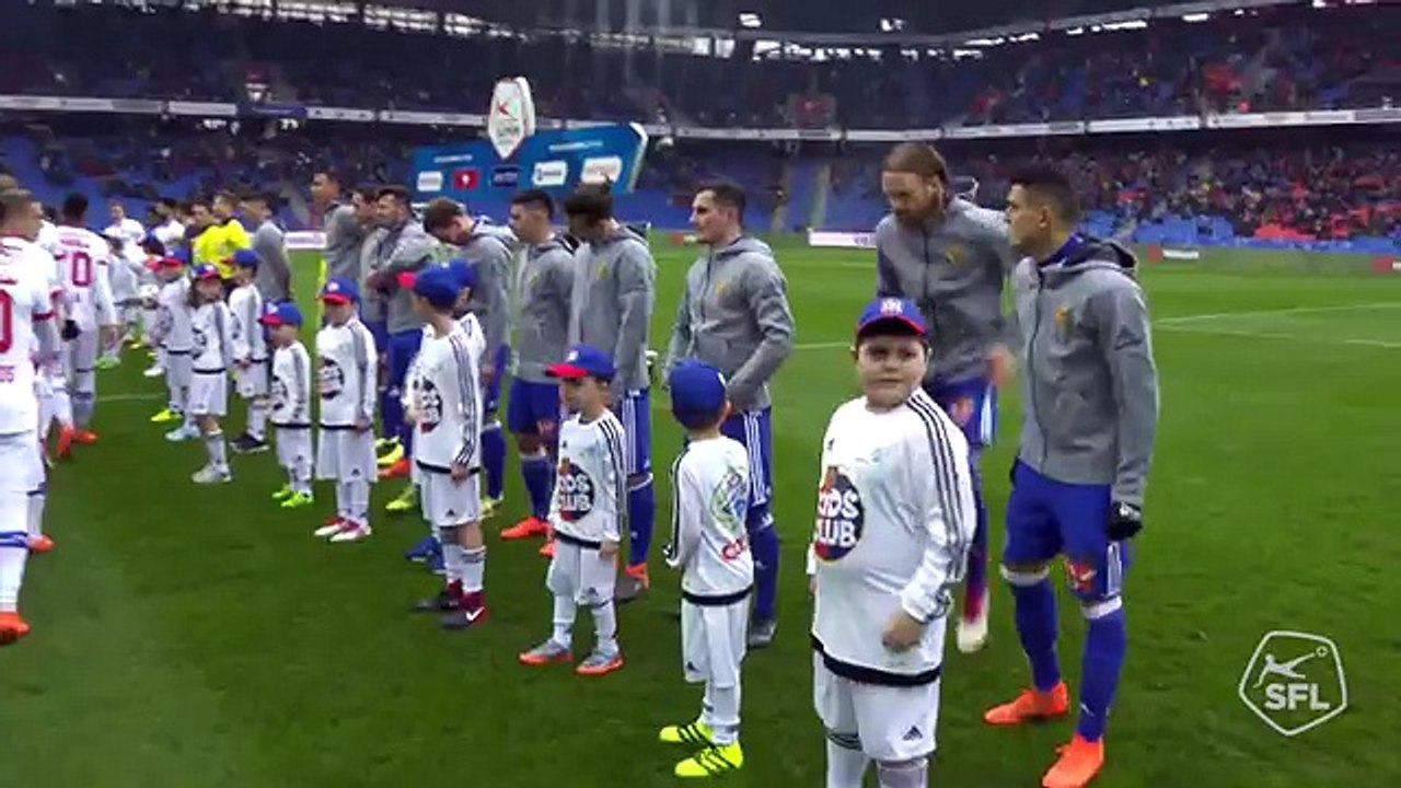 Basel 1:0 Sion (Switzerland. Super League. 18 March 2018)