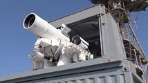 US Navy's New Killer Laser Gun- LaWS Laser Weapon System Live-fire