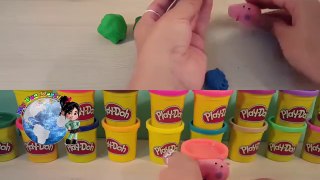 How do you make GEORGE with Play-doh? Peppa Pig, George Pig, brother
