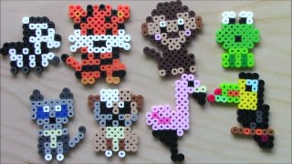 Easy Perler Bead Animals Keychains and Magnets #3